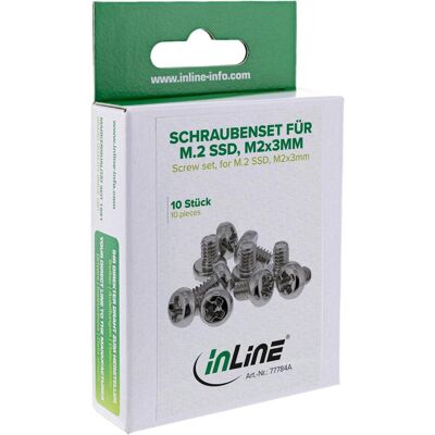 InLine 10er Pack Schraubenset, Composant PC : outils InLine 10er Pack Schraubenset, Composant PC : outils