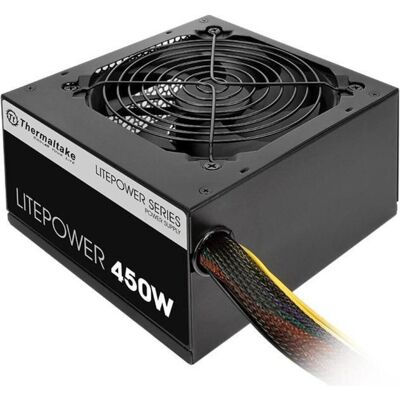 Thermaltake Bloc d'alimentation Litepower II noir 450W PS-LTP-0450NPCNEU-2 (450 W, actif, 120 mm) (450 W), Alimentation PC, Noir Thermaltake Bloc d'alimentation Litepower II noir 450W PS-LTP-0450NPCNEU-2 (450 W, actif, 120 mm) (450 W), Alimentation PC, Noir