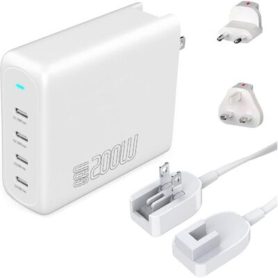 4smarts Flex Pro (200 W), Chargeur USB, Blanc 4smarts Flex Pro (200 W), Chargeur USB, Blanc