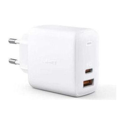 Aukey PA-B3 Omnia (65 W, 2 ports), Chargeur USB, Blanc Aukey PA-B3 Omnia (65 W, 2 ports), Chargeur USB, Blanc
