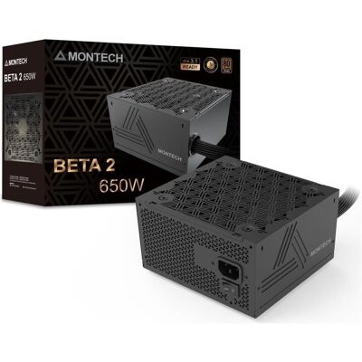 Montech BETA 2 (650 W), Alimentation PC, Noir Montech BETA 2 (650 W), Alimentation PC, Noir