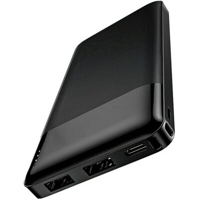 Hoco Batterie d'extérieur Power Bank J72 10000 mAh noir (10000 mAh, 37 Wh), Chargeur de secours, Noir Hoco Batterie d'extérieur Power Bank J72 10000 mAh noir (10000 mAh, 37 Wh), Chargeur de secours, Noir