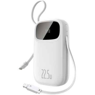 Baseus Banque d'énergie EnerFill FC31 20000mAh Biały (20000 mAh, 22.50 W, 73 Wh), Chargeur de secours, Blanc Baseus Banque d'énergie EnerFill FC31 20000mAh Biały (20000 mAh, 22.50 W, 73 Wh), Chargeur de secours, Blanc