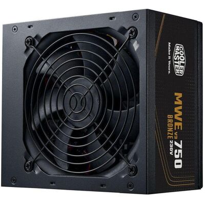 Cooler Master MWE 750W V3 ATX 3.1 - 80+ BRONZE - 750 WATTS (750 W), Alimentation PC, Noir Cooler Master MWE 750W V3 ATX 3.1 - 80+ BRONZE - 750 WATTS (750 W), Alimentation PC, Noir