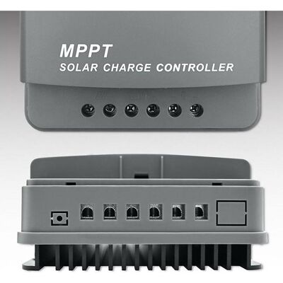 Qoltec Régulateur de charge solaire MPPT avec capteur de température, 80 A, 12/24 V, écran LCD,, Régulateur de charge, Vert, Gris Qoltec Régulateur de charge solaire MPPT avec capteur de température, 80 A, 12/24 V, écran LCD,, Régulateur de charge, Vert, Gris