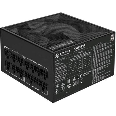 Lian-Li SX Series 80 PLUS Platinum Netzteil, vollmodular, PCIe 5.1, ATX 3.1 - 850 Watt, schwarz (850 W), Alimentation PC, Noir Lian-Li SX Series 80 PLUS Platinum Netzteil, vollmodular, PCIe 5.1, ATX 3.1 - 850 Watt, schwarz (850 W), Alimentation PC, Noir