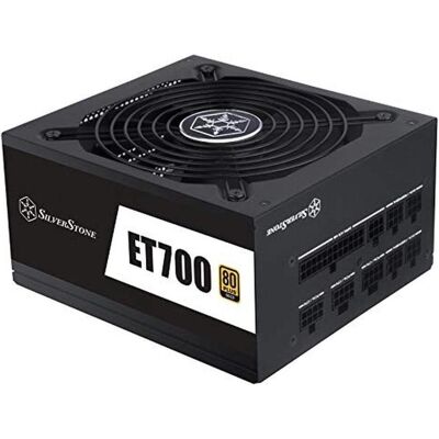 Silverstone SST-ET700-MG - Essential Gold Series - Adaptateur secteur (interne) (700 W), Alimentation PC, Noir Silverstone SST-ET700-MG - Essential Gold Series - Adaptateur secteur (interne) (700 W), Alimentation PC, Noir