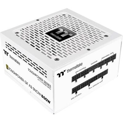 Thermaltake Toughpower GF A3 Snow (850 W), Alimentation PC, Blanc Thermaltake Toughpower GF A3 Snow (850 W), Alimentation PC, Blanc