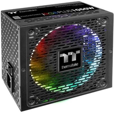 Thermaltake Toughpower iRGB 1050W Platinum digital 14cm Riing Plus RGB Fan with digit. Contrôle Smart Zero... (1050 W), Alimentation PC, Noir Thermaltake Toughpower iRGB 1050W Platinum digital 14cm Riing Plus RGB Fan with digit. Contrôle Smart Zero... (1050 W), Alimentation PC, Noir