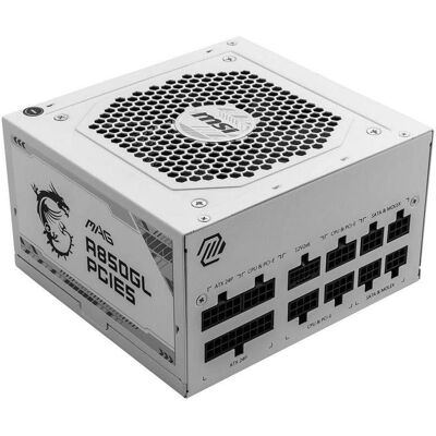 MSI MAG A850GL (850 W), Alimentation PC, Blanc MSI MAG A850GL (850 W), Alimentation PC, Blanc