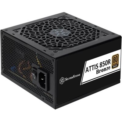 Silverstone SST-AT850R-BF - 80 PLUS Bronze 850 ATX 3.1 ATX power supply, silent 120mm fan and flat c (850 W), Alimentation PC, Noir Silverstone SST-AT850R-BF - 80 PLUS Bronze 850 ATX 3.1 ATX power supply, silent 120mm fan and flat c (850 W), Alimentation PC, Noir