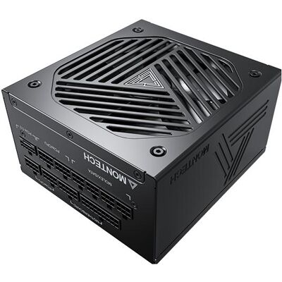 Montech Titan 1000W - 80 PLUS & Cybenetics Gold, modulaire, PCIe 5.0 - 1000 Watt (1000 W), Alimentation PC, Noir Montech Titan 1000W - 80 PLUS & Cybenetics Gold, modulaire, PCIe 5.0 - 1000 Watt (1000 W), Alimentation PC, Noir