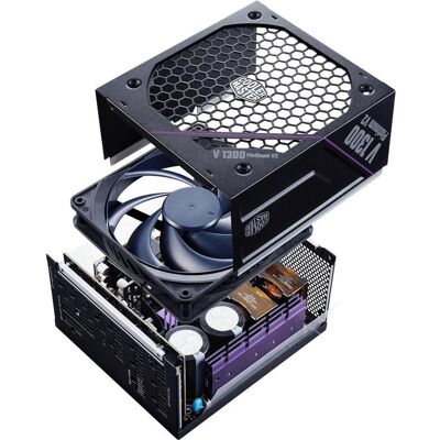 Cooler Master V 1300W V2 80+ Platinum ATX 3.1 (1300 W), Alimentation PC, Noir Cooler Master V 1300W V2 80+ Platinum ATX 3.1 (1300 W), Alimentation PC, Noir