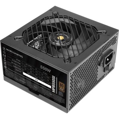 Mars Gaming MPB550SI (550 W), Alimentation PC, Noir Mars Gaming MPB550SI (550 W), Alimentation PC, Noir