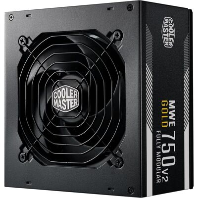 Cooler Master MWE Gold V2 (750 W), Alimentation PC, Noir Cooler Master MWE Gold V2 (750 W), Alimentation PC, Noir