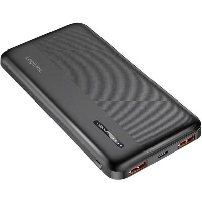 LogiLink Mobile Powerbank (10000 mAh, 18 W), Chargeur de secours, Noir LogiLink Mobile Powerbank (10000 mAh, 18 W), Chargeur de secours, Noir