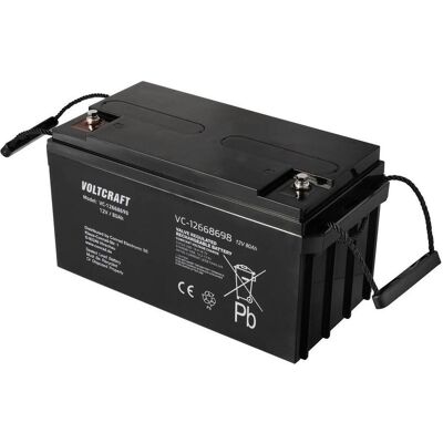 Voltcraft VC-12668698 VC-16623040 Bleiakku 12 V 80 Ah Blei-Vlies (AGM) (B x H x, Batteries + piles Voltcraft VC-12668698 VC-16623040 Bleiakku 12 V 80 Ah Blei-Vlies (AGM) (B x H x, Batteries + piles
