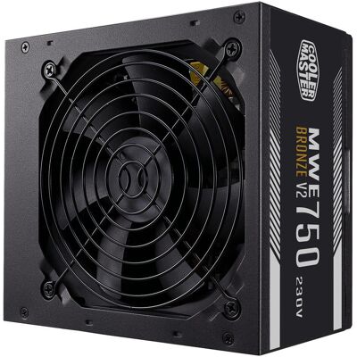 Cooler Master MWE 750 Bronze V2 (750 W), Alimentation PC, Noir Cooler Master MWE 750 Bronze V2 (750 W), Alimentation PC, Noir