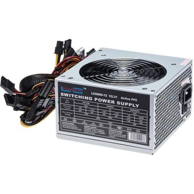 LC-Power Office Series - LC600H-12 V2.31 (600 W), Alimentation PC, Gris LC-Power Office Series - LC600H-12 V2.31 (600 W), Alimentation PC, Gris