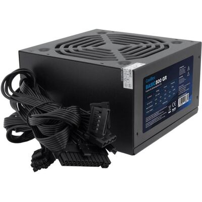 CoolBox Basic 500GR ATX (500 W), Alimentation PC, Noir CoolBox Basic 500GR ATX (500 W), Alimentation PC, Noir