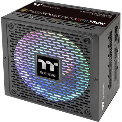 Thermaltake ToughPower GF3 ARGB 750W EU Gold Alimentation ATX 3.0 80+ Gold PCIe 5.0 (750 W), Alimentation PC, Noir Thermaltake ToughPower GF3 ARGB 750W EU Gold Alimentation ATX 3.0 80+ Gold PCIe 5.0 (750 W), Alimentation PC, Noir
