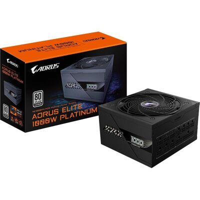 Gigabyte AORUS ELITE P1000W (1000 W), Alimentation PC, Noir Gigabyte AORUS ELITE P1000W (1000 W), Alimentation PC, Noir