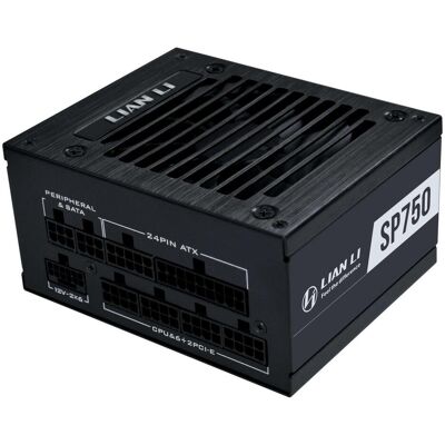 Lian-Li SP750 V2 Gold Netzteil, modular, ATX 3.1 - 750 Watt, schwarz (750 W), Alimentation PC, Noir Lian-Li SP750 V2 Gold Netzteil, modular, ATX 3.1 - 750 Watt, schwarz (750 W), Alimentation PC, Noir
