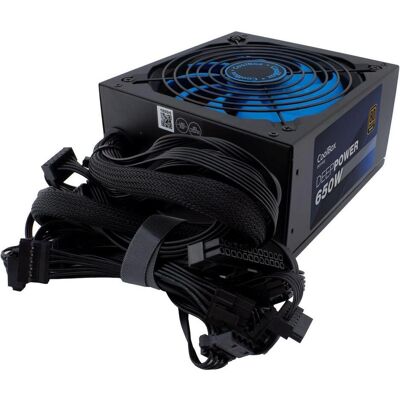 CoolBox DeepPower BR-650 (650 W), Alimentation PC, Noir CoolBox DeepPower BR-650 (650 W), Alimentation PC, Noir