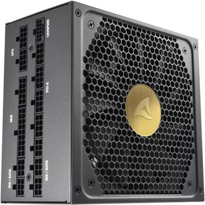 Sharkoon REBEL P30 Gold 1300W ATX3.0 (noir, 1x 12VHPWR, 8x PCIe, gestion de câbles, 1300 Watt) (1300 W), Alimentation PC, Noir Sharkoon REBEL P30 Gold 1300W ATX3.0 (noir, 1x 12VHPWR, 8x PCIe, gestion de câbles, 1300 Watt) (1300 W), Alimentation PC, Noir