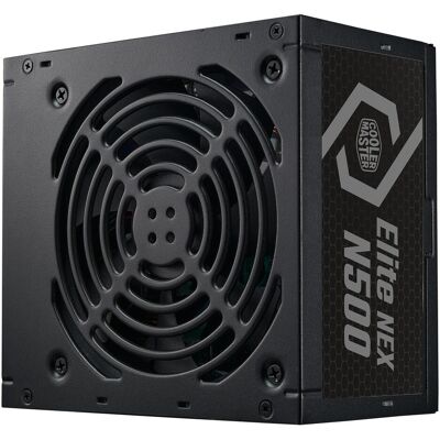 Cooler Master ALIMENTATORE 500W ELITE NEX N500 240V PFC ATTIVO 1-FAN 120MM (500 W), Alimentation PC, Noir Cooler Master ALIMENTATORE 500W ELITE NEX N500 240V PFC ATTIVO 1-FAN 120MM (500 W), Alimentation PC, Noir