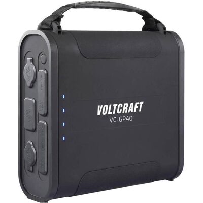 Voltcraft VC-GP40 (100 W), Chargeur de secours, Noir Voltcraft VC-GP40 (100 W), Chargeur de secours, Noir