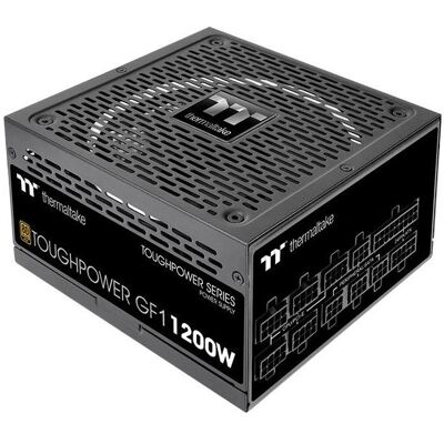 Thermaltake Toughpower GF1 1200W Gold (1200 W), Alimentation PC, Noir, Argent Thermaltake Toughpower GF1 1200W Gold (1200 W), Alimentation PC, Noir, Argent