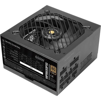 Mars Gaming MPB650PSI (650 W), Alimentation PC, Noir Mars Gaming MPB650PSI (650 W), Alimentation PC, Noir