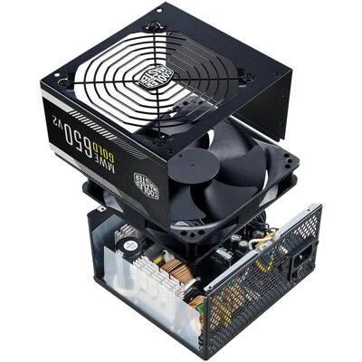 Cooler Master CoolerMaster Alimentation MWE Gold V2 650W A/EU Cable (650 W), Alimentation PC, Noir Cooler Master CoolerMaster Alimentation MWE Gold V2 650W A/EU Cable (650 W), Alimentation PC, Noir