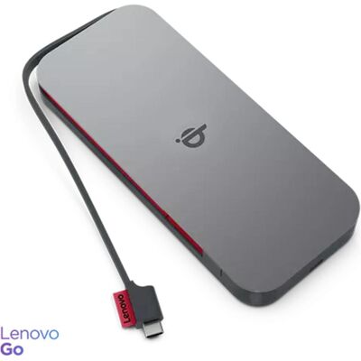 IBM GO Wireless Power Bank 10000 mAh, noir tonnerre, 258 g, 15 W (10000 mAh, 30 W, 38.50 Wh), Chargeur de secours, Noir, Gris IBM GO Wireless Power Bank 10000 mAh, noir tonnerre, 258 g, 15 W (10000 mAh, 30 W, 38.50 Wh), Chargeur de secours, Noir, Gris