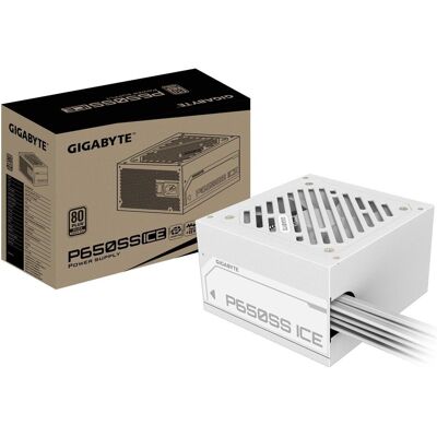 Gigabyte P650SS ICE (650 W), Alimentation PC, Blanc Gigabyte P650SS ICE (650 W), Alimentation PC, Blanc