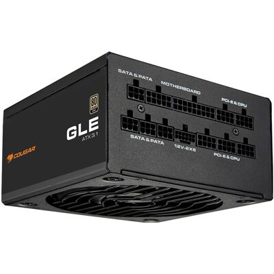 Cougar Netzteil GLE 1200W ATX3.1 / 80 Plus Gold (1200 W), Alimentation PC, Noir Cougar Netzteil GLE 1200W ATX3.1 / 80 Plus Gold (1200 W), Alimentation PC, Noir
