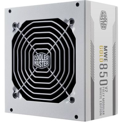 Cooler Master MWE Gold V2 ATX 3.1 850W White (MPE-8501-AFAAG-3EGEU) (850 W), Alimentation PC, Blanc Cooler Master MWE Gold V2 ATX 3.1 850W White (MPE-8501-AFAAG-3EGEU) (850 W), Alimentation PC, Blanc