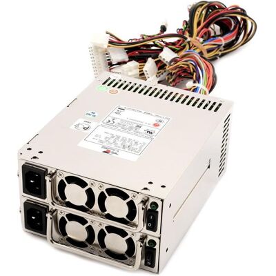Chieftec Bloc d'alimentation pour serveur, MRG-6500P, 2x500W (500 W), Alimentation PC, Argent Chieftec Bloc d'alimentation pour serveur, MRG-6500P, 2x500W (500 W), Alimentation PC, Argent