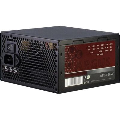 Intertech Argus (620 W), Alimentation PC, Noir Intertech Argus (620 W), Alimentation PC, Noir