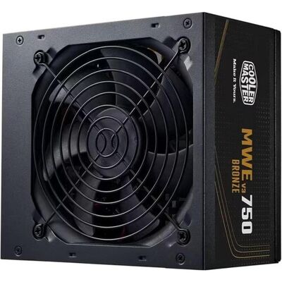 Cooler Master MWE 750W V3 ATX 3.1 - 80+ BRONZE - 750 WATTS (750 W), Alimentation PC, Noir Cooler Master MWE 750W V3 ATX 3.1 - 80+ BRONZE - 750 WATTS (750 W), Alimentation PC, Noir