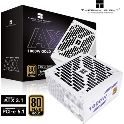 Thermalright Bloc d'alimentation ATX de bureau AX-1000-W 1 000 W 80+ Gold Boîtier TR-AX 1 000-W (1000 W), Alimentation PC Thermalright Bloc d'alimentation ATX de bureau AX-1000-W 1 000 W 80+ Gold Boîtier TR-AX 1 000-W (1000 W), Alimentation PC