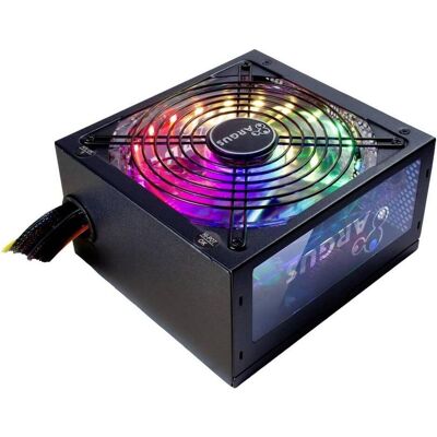 Intertech Argus RGB II (500 W), Alimentation PC, Noir Intertech Argus RGB II (500 W), Alimentation PC, Noir