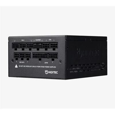 Hiditec PSU FULL-MODULAR GDX1050 V2 DC/DC 80PLUS GOLD ATX 3.O PCIE 5.0 (1050 W), Alimentation PC, Noir Hiditec PSU FULL-MODULAR GDX1050 V2 DC/DC 80PLUS GOLD ATX 3.O PCIE 5.0 (1050 W), Alimentation PC, Noir