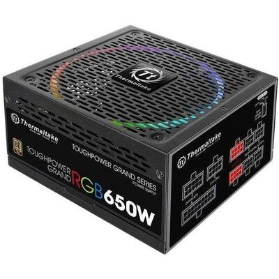 Thermaltake Toughpower Grand RGB 650W Alimentation électrique (PS-TPG-0650FPCGEU-S) (650 W), Alimentation PC, Noir Thermaltake Toughpower Grand RGB 650W Alimentation électrique (PS-TPG-0650FPCGEU-S) (650 W), Alimentation PC, Noir