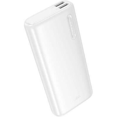 Hoco Power bank Powerbank 10000 mAh 2A J158A white (10000 mAh, 37 Wh), Chargeur de secours, Blanc Hoco Power bank Powerbank 10000 mAh 2A J158A white (10000 mAh, 37 Wh), Chargeur de secours, Blanc