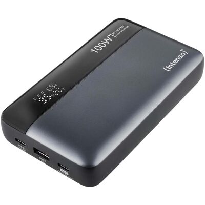 Intenso HE20000 (20000 mAh, 100 W, 74 Wh), Chargeur de secours, Noir, Gris Intenso HE20000 (20000 mAh, 100 W, 74 Wh), Chargeur de secours, Noir, Gris