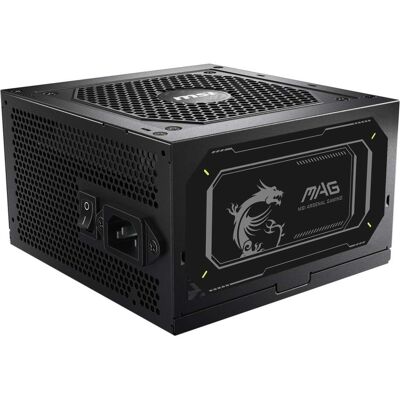MSI MAG A850GL (850 W), Alimentation PC, Noir MSI MAG A850GL (850 W), Alimentation PC, Noir
