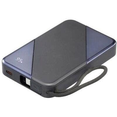 Voltcraft VC-PBP2535CB Powerbank 10000 mAh USB PD 3.0 Li-Ion Schwarz Statusanze (10000 mAh, 22.50 W), Chargeur de secours, Noir Voltcraft VC-PBP2535CB Powerbank 10000 mAh USB PD 3.0 Li-Ion Schwarz Statusanze (10000 mAh, 22.50 W), Chargeur de secours, Noir