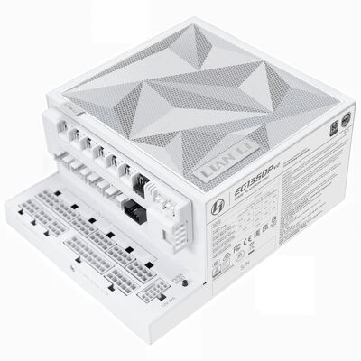 Lian-Li Bloc d'alimentation EDGE Platinum V2 avec EDGE Hub ADV - blanc, 1 350 W (1350 W), Alimentation PC, Blanc Lian-Li Bloc d'alimentation EDGE Platinum V2 avec EDGE Hub ADV - blanc, 1 350 W (1350 W), Alimentation PC, Blanc